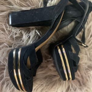Black Strappy sandals